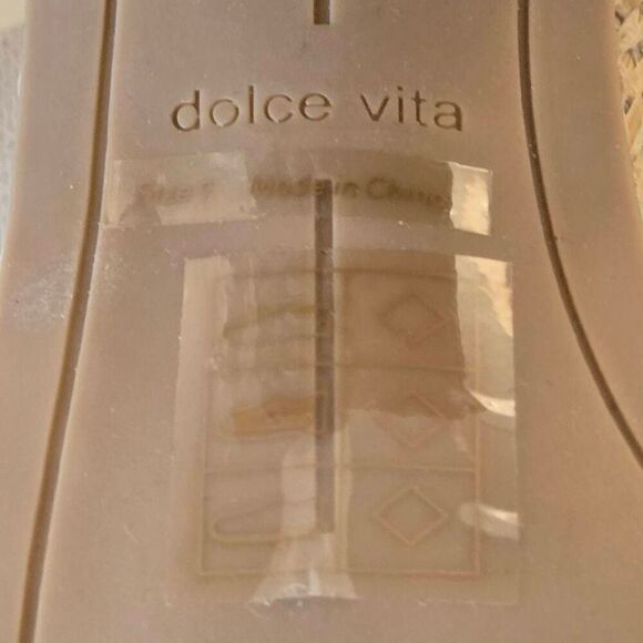 Dolce Vita Womens Halsty Heeled Ivory Sandal Size 9 - Picture 9 of 10